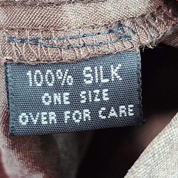 Krista Larson Women's 100% Silk Button Front Pocket Jacket - OS - Picture 6 of 6